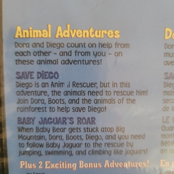 Dora the Explorer Nick Jr DVD English and Spanish - Picture 3 of 5